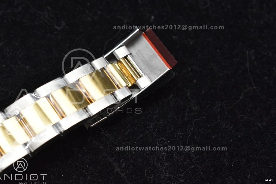 Edition Clean YG Steel 41 Dial on 904L Black 1:1 Bracelet Oyster SS DateJust Stick VR3235 126333 Best 0402